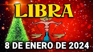 💖𝐋á𝐠𝐫𝐢𝐦𝐚𝐬 𝐝𝐞 𝐚𝐥𝐞𝐠𝐫𝐢𝐚!🔮𝐠𝐫𝐚𝐧 𝐫𝐞𝐯𝐞𝐥𝐚𝐜𝐢𝐨𝐧💌 Horóscopo de hoy Libra ♎ 8 de Enero de 2024|Tarot