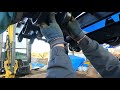 transport vehicle repair bearing replacement wheel and engine installation gc505 gopro