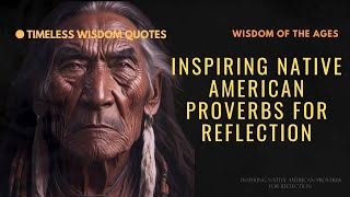 🌟 Inspiring Native American Proverbs for Reflection 🌎