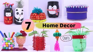 Home Decor: 7 DIY Home Decor Craft projects From Plastic Bottles