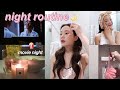 [SUB] Night routine🌙 l skincare routine (สกินแคร์ทุกตัวที่ใช้✨), movie night🍿l Beamsareeda