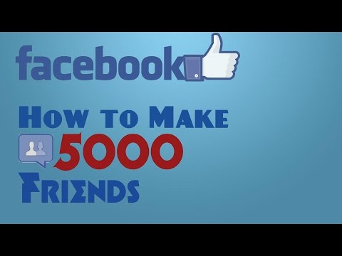 How to add 5000 friends in your facebook account Fast!! How to add 5000 friends in your facebook account Fast!!