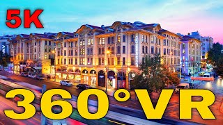 360° VR Laleli University To Grand Bazaar Walking Tour Istanbul Turkey 5K 3D Virtual Reality HD 4K