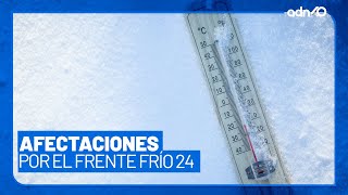 Frente frío 24 deja caída de árboles, bardas y espectaculares en Veracruz