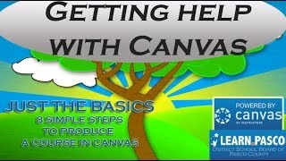 2 How to get help with Canvas