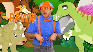 Blippi Dinosaur Song - Learn Dinosaurs | Educational Videos for Toddlers | Kids Songs