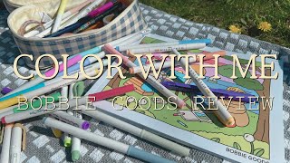 color with me 🤍 | Bobbie Goods Coloring Books Review | Hobby Trying!🎨Ep. 3 |