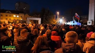 Verejný protest v Leviciach My sme Európa...za spravodlivé a demokratické Slovensko, 24.1.2025