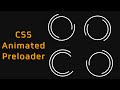 CSS Preloader Animation Using Pure CSS | #DeveloperHub