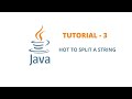 Java Interview Question - how to split a string in java - How to loop an array