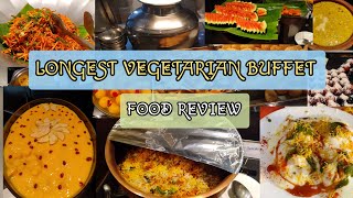 All you can eat Longest VEGETARIAN BUFFET in BENGALURU | SUBZ, Jayanagar | BUFFET FOOD REVIEW