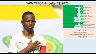 Yaw Yeboah - 2020 - 🥇GOLD TOP player - Highlights \u0026 skills (Scouting Segunda B, Spain 3rd tier)