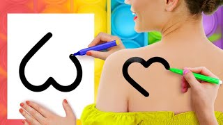 FUNNY DRAWING CHALLENGE FOR 24 HOURS || DIY Painting Hacks! Easy Crazy Art At School By 123 GO! BOYS