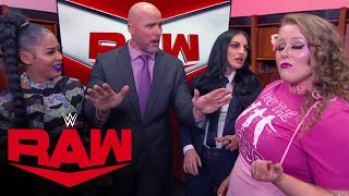 Nikki A.S.H., Doudrop \u0026 Dana Brooke protest Raw’s Survivor Series team selection: Raw, Nov. 8, 2021