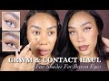 GRWM: MAKEUP & CONTACTS TRY ON! 2023 TOP SHADES FOR BROWN EYES FROM SOLOTICA AQUARELLA