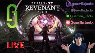 🔴 LIVE: Destiny 2: Revenant Act 2 | IRON BANANA! | SOLO FLAWLESS (2/9 Dungeons) | Day 20