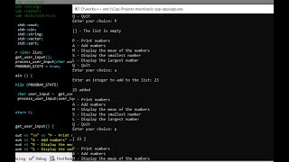 Number List In C++ With Source Code | Source Code & Projects