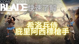 《戰意》 快速了解 希洛兵侍與庇里阿西標槍手