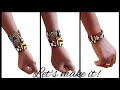 DIY Ankara Bracelet // Unique design // Very easy to make // beginners friendly