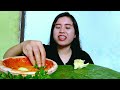 raw jengkol mukbang without raw lalapan rice relaxing portion mukbanglalapanmentah jengkolmentah