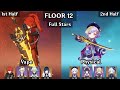 (First Clear) Diluc Vape + Qiqi Physical | 5.0 Spiral Abyss Floor 12 9 Star | Genshin Impact