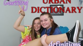 Guessing Urban Dictionary Definitions | Jess n C