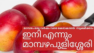 മാമ്പഴം ഒരു വർഷം വരെ കേടാകാതെ  സൂക്ഷിക്കാം / How to Preserve Mango