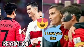 Cristiano Ronaldo & Heung Son LOVELY MOMENT ♥️🤩🇵🇹🇰🇷!!