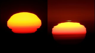 Mock Mirage Sunset and Green Flash