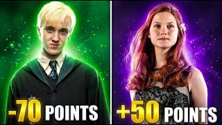 I Calculated How Many House Points Every Hogwarts Student Ended With (Harry Potter Breakdown)