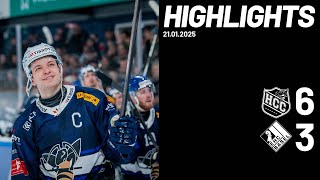 HC La Chaux-de-Fonds vs. EHC Basel | Highlights - 21 Janvier, 2025