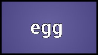 Egg Meaning