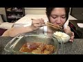 【吃播】2.7kg大盘鸡配米饭裤带面 eating show big plate chicken with flat pasta and rice eating show