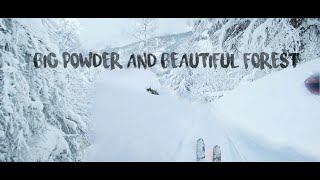 - FAMC - BIG POWDER and BEAUTIFUL forest in Risoul 1850 ! | GoPro |