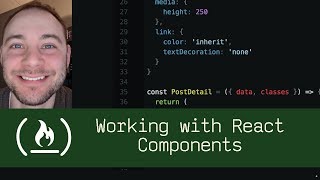 Working with React Components (P5D55) - Live Coding with Jesse