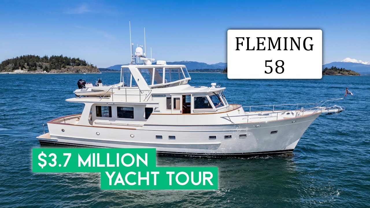 3 7m 2019 Fleming 58 Luxury Yacht Walkthrough Tour Youtube