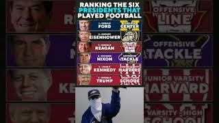 Presidents Ranked By how Good they were at football