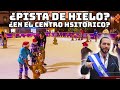 PREPARANDO LA NUEVA PISTA DE HIELO| increible viernes de ambiente| centro historico