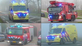 [Opkomst \u0026 Uitruk] Brandweer en Ambulances met spoed onderweg in 's-Gravenpolder en 's-Heerenhoek!