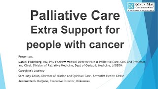 Palliative Care - Extra Support for People with Cancer
