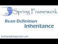 [Demo] Spring Bean Definition Inheritance | Spring Boot