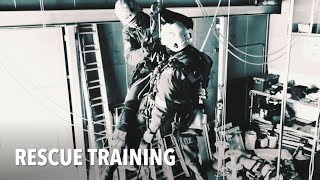 rescuetraining① レスキュートレーニング　ロープアクセス