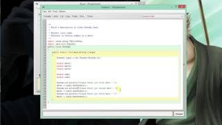 java tutorial coding in Blue J Episode 5-part 1
