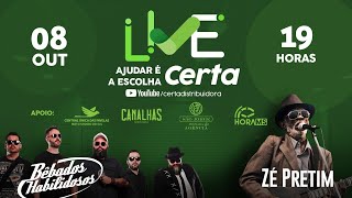 LIVE | Ajudar a escolha CERTA | BÊBADOS HABILIDOSOS \u0026 ZÉ PRETIM