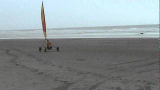 Bob landsailing Oregon coast (2)