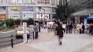 ヨドバシAkiba前、TXロータリーの様子(2008年6月28日)