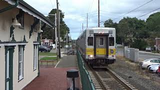 4K/60p: LIRR #651 arriving and leaving St James