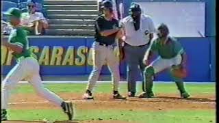 1995 FHSAA 2A Baseball Championship: Lakeland Santa Fe beats Miami Westminster