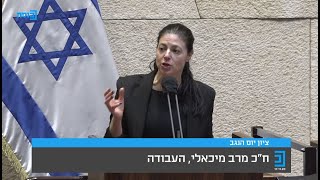 נאום במליאה לציון יום הנגב 17.11.2020