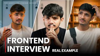 Real Frontend Interview Simulation: Where Most Developers Fail